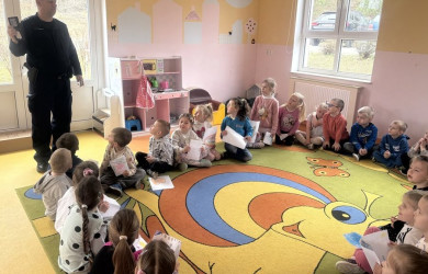 Spotkanie z Policjantem w Przedszkolu
